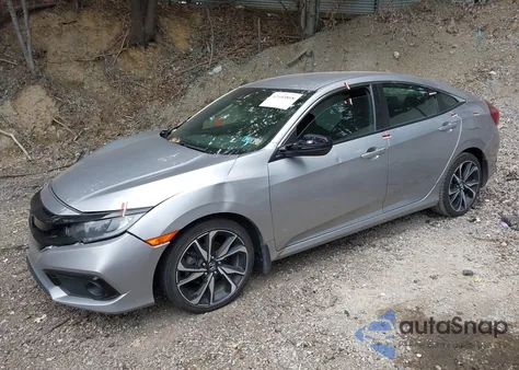 2020 Honda Civic Sport from USA, damaged, VIN 19XFC2F88LE213753